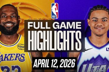 LAKERS vs JAZZ FULL GAME HIGHLIGHTS APRIL 12, 2026 NBA HIGHLIGHTS TODAY | NBA 2K26 GAMEPLAY