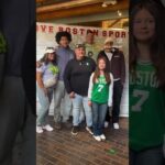 Your Celtics pulled up for I love Boston Sports bus 1 boys #viral #celtics #basketball #nba #trend