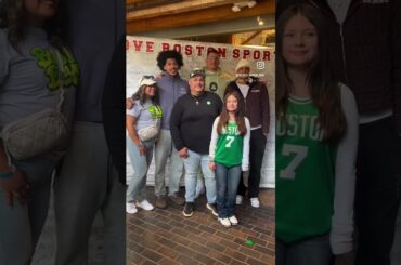 Your Celtics pulled up for I love Boston Sports bus 1 boys #viral #celtics #basketball #nba #trend