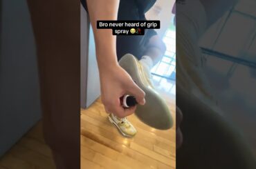 You need this on dusty basketball courts #basketball #basketballshoes #basketballplayer #bball