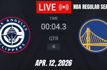 NBA LIVE! Golden State Warriors vs Los Angeles Clippers |  April 12, 2026 Warriors vs Clippers Live