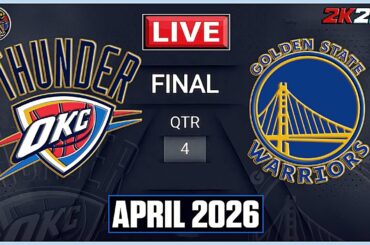 NBA LIVE! Oklahoma City THUNDER  vs  Golden State WARRIORS  |  NBA Regular Season  |  NBA 2K26  |
