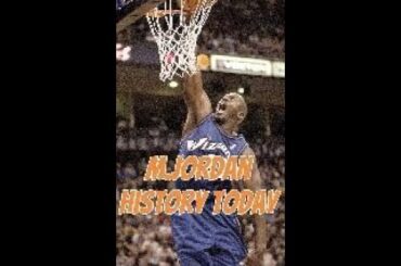 Michael Jordan History Today🐐 #michaeljordan #jordan #airjordan  #wizards #heat #bulls #nbahistory