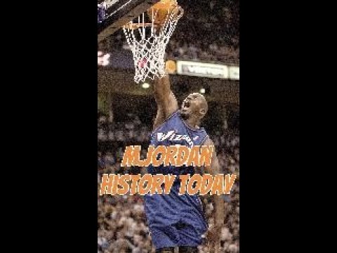 Michael Jordan History Today🐐 #michaeljordan #jordan #airjordan  #wizards #heat #bulls #nbahistory