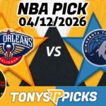 New Orleans Pelicans vs. Minnesota Timberwolves Pick 4/12/26 NBA Pick Prediction