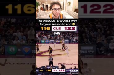 The WORST WAY to miss the playoffs happened last night! Hawks vs Cavs