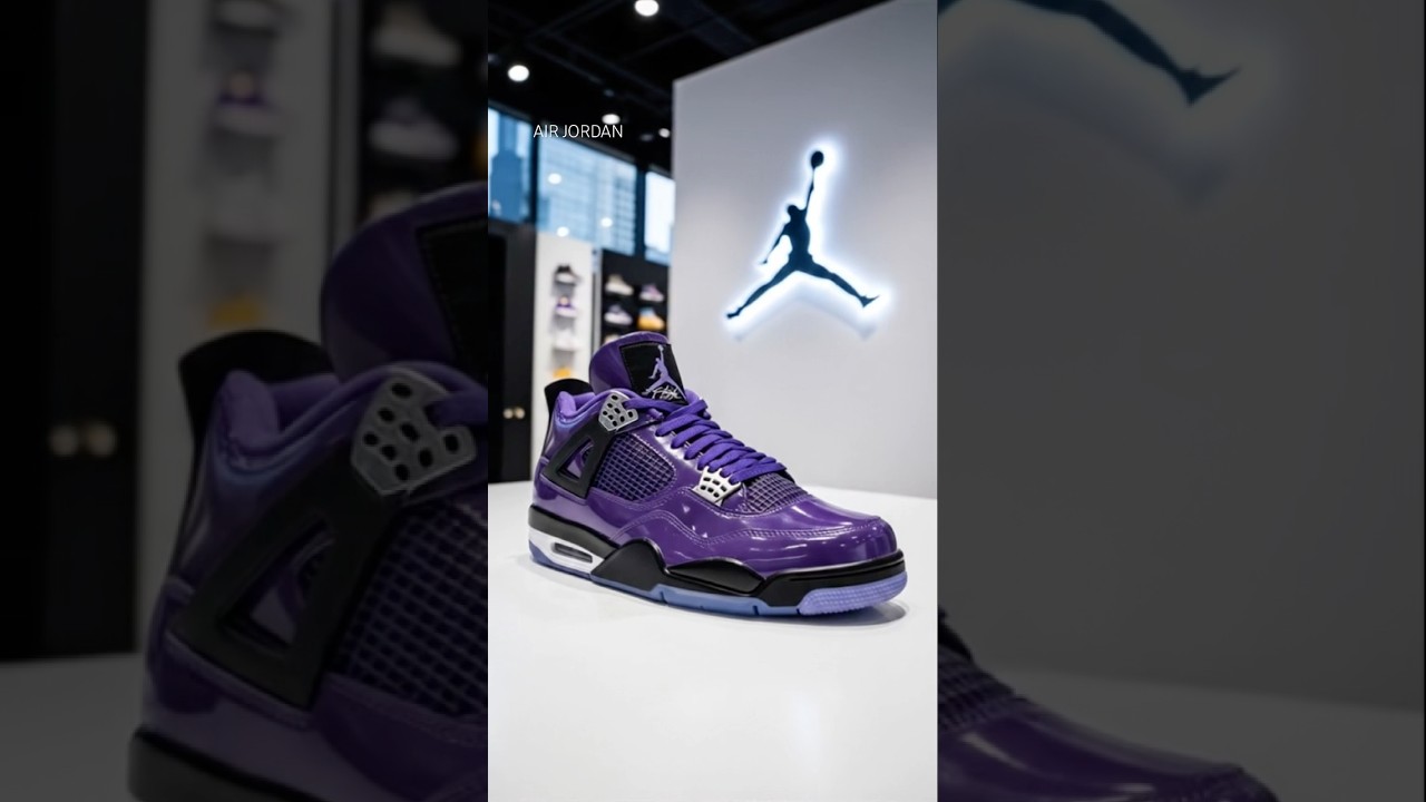 Air Jordan 4 #purple #chicago #bulls #airjordan #nike #fashion #shorts #live #love #sneakers