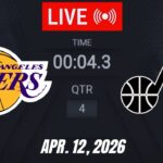 NBA LIVE! Los Angeles Lakers vs Utah Jazz April 12, 2026 | 2026 NBA Season Live 2K