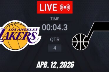 NBA LIVE! Los Angeles Lakers vs Utah Jazz April 12, 2026 | 2026 NBA Season Live 2K