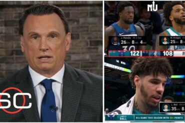 ESPN on Hornets win their 4th straight behind 35 points from LaMelo Ball, beat Timberwolves 122-108