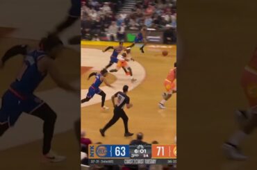 The Cavs had Jalen Brunson in hell last night. #clevelandcavaliers #newyorkknicks