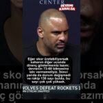 Udoka : "Mahalle Maçı Gibiydi!"# #nba #basketball #houstonrockets #çeviri #alperenşengün