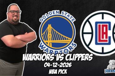 Golden State Warriors vs Los Angeles Clippers 4/12/26 NBA Free Picks & Prediction | NBA Betting Tips