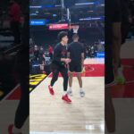 03-30-26 Atlanta Hawks Forward Jalen Johnson Warming Up