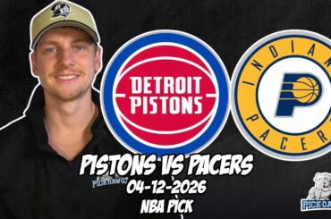 Detroit Pistons vs Indiana Pacers 4/12/26 NBA Free Picks & Prediction | NBA Betting Tips