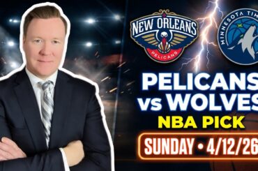 New Orleans Pelicans vs Minnesota Timberwolves – NBA Pick l Sunday 4/12/26 l Vernon’s Bets & Picks
