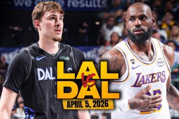 Los Angeles Lakers vs Dallas Mavericks Full Game Highlights | April 5, 2026 | FreeDawkins