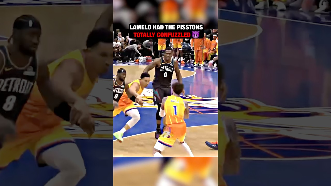LaMelo AURA FARMED the Pistons 🤣🔥 #shorts #nba