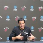 Erik Spoelstra Talks Miami Heat Play-in Scenario, Pelle Larsson Injury, Jahmir Young Standard Deal