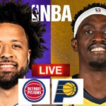 🔴 LIVE: Detroit Pistons vs Indiana Pacers | NBA BASKETBALL | PLAY BY PLAY | LIVE SCOREBOARD