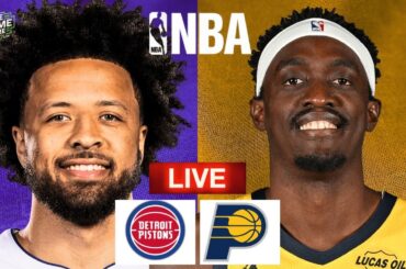 🔴 LIVE: Detroit Pistons vs Indiana Pacers | NBA BASKETBALL | PLAY BY PLAY | LIVE SCOREBOARD