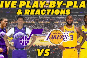 Utah Jazz vs Los Angeles Lakers | Live Play-By-Play & Reactions
