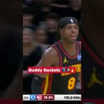 Buddy was on a heater in the first half with 16 points! #hawks #nba #buddyhield