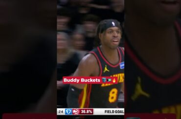 Buddy was on a heater in the first half with 16 points! #hawks #nba #buddyhield