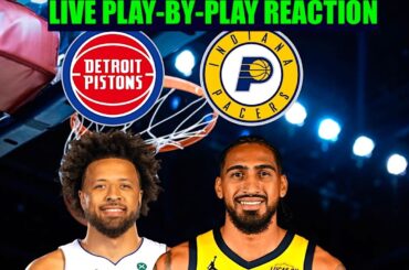 Detroit Pistons vs Indiana Pacers NBA Play-By-Play Reaction 4/12/26 LIVE