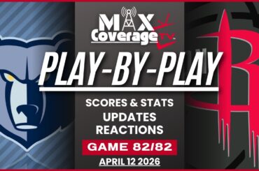🔴LIVE - Memphis Grizzlies vs Houston Rockets - Play-By-Play & Reactions (4/12/26)
