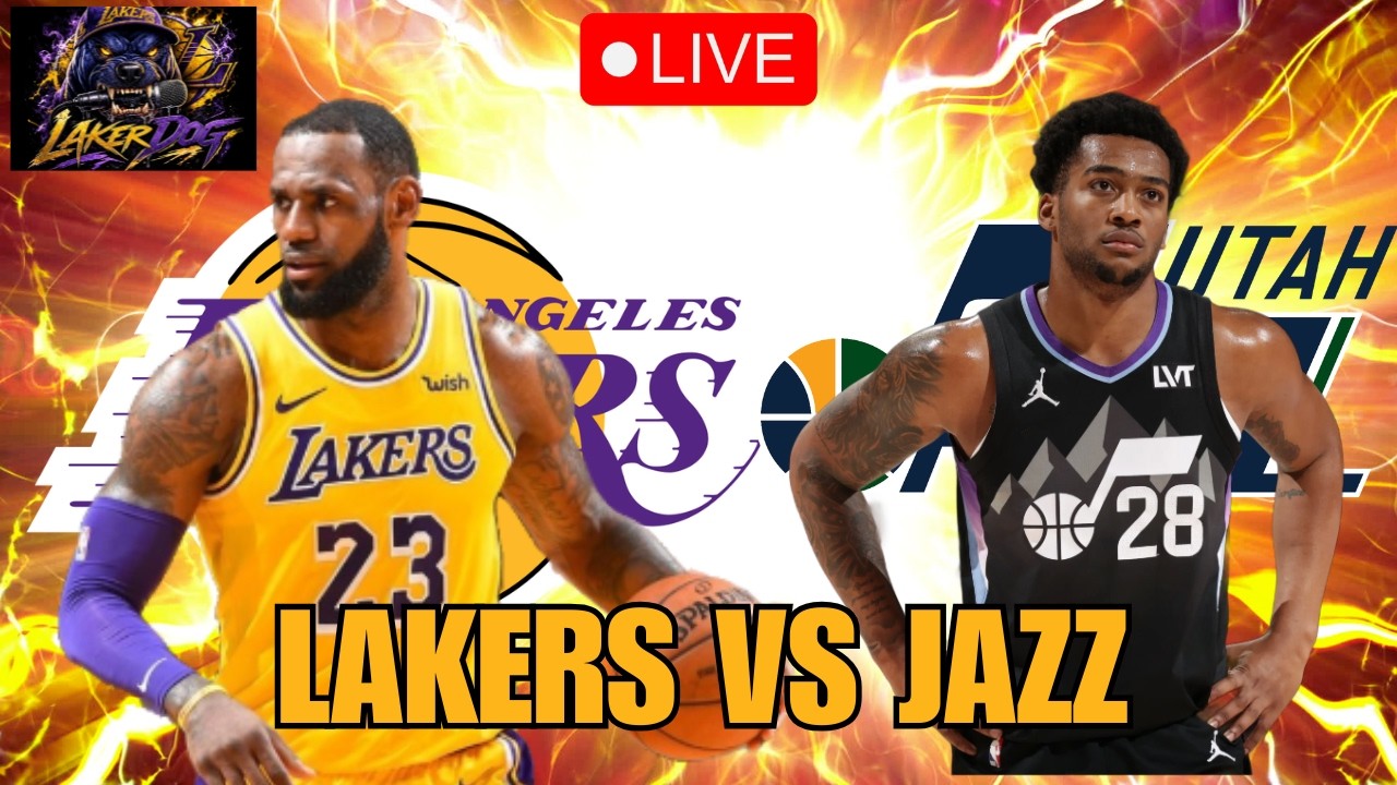 🏀 NBA 🏀 Los Angeles Lakers vs Utah Jazz LIVE Play by Play & Reaction *LIVE SCOREBOARD*