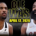 Cleveland Cavaliers vs Washington Wizards Full Game Highlights – April 12, 2026 | NBA Season