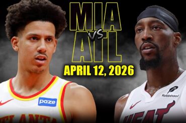 Miami Heat vs Atlanta Hawks Full Game Highlights – April 12, 2026 | NBA Season