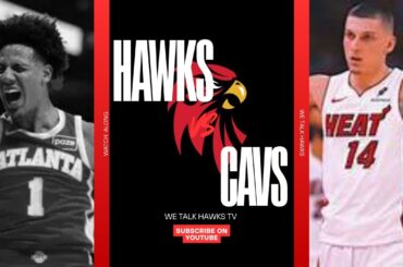 HEAT VS HAWKS. LAST GAME OF THE REGULAR SEASON. WE TALK HAWKS