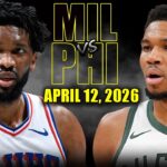 Milwaukee Bucks vs Philadelphia 76ers Full Game Highlights – April 12, 2026 | NBA Season