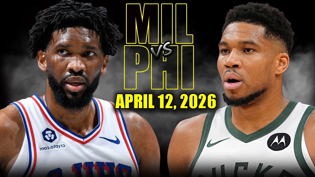 Milwaukee Bucks vs Philadelphia 76ers Full Game Highlights – April 12, 2026 | NBA Season