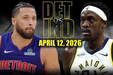 Detroit Pistons vs Indiana Pacers Full Game Highlights – April 12, 2026 | NBA Season