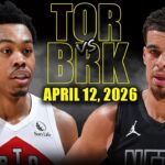Toronto Raptors vs Brooklyn Nets Full Game Highlights – April 12, 2026 | NBA Season
