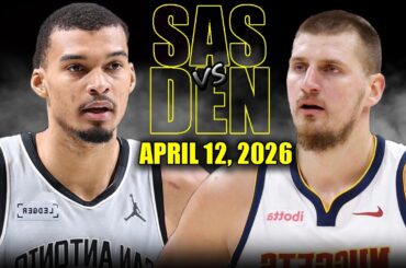 San Antonio Spurs vs Denver Nuggets Full Game Highlights – April 12, 2026 | NBA Season
