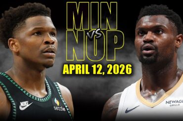 Minnesota Timberwolves vs New Orleans Pelicans Full Game Highlights – April 12, 2026 | NBA Season