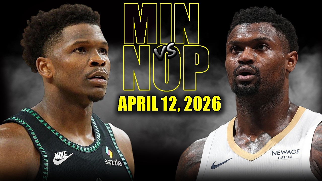 Minnesota Timberwolves vs New Orleans Pelicans Full Game Highlights – April 12, 2026 | NBA Season