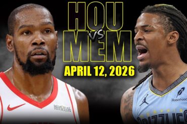 Houston Rockets vs Memphis Grizzlies Full Game Highlights – April 12, 2026 | NBA Season