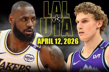 Los Angeles Lakers vs Utah Jazz Full Game Highlights – April 12, 2026 | NBA Season