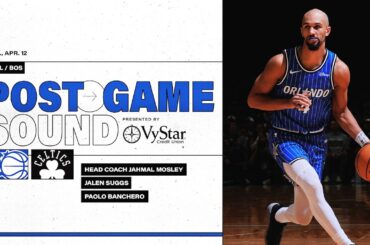 POSTGAME SOUND: ORLANDO MAGIC VS. BOSTON CELTICS | COACH MOSE, JALEN SUGGS & PAOLO BANCHERO