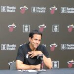Erik Spoelstra Talks Miami Heat Play-in, Kel'el Ware Shooting, Norman Powell Looking Best In Awhile