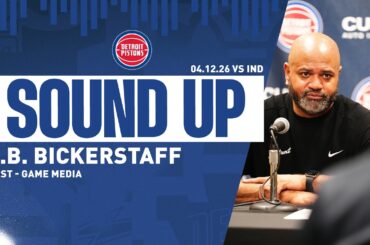 Post-Game Press Conference: J.B. Bickerstaff | Pistons vs. Pacers | 04.12.26