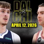 Dallas Mavericks vs Chicago Bulls Full Game Highlights – April 12, 2026 | NBA Season