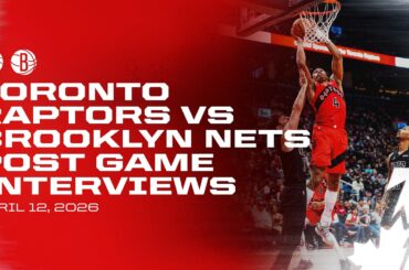 Toronto Raptors Full Media Availability | Post Game vs Nets | April 12, 2026