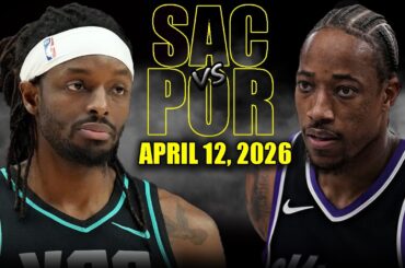 Sacramento Kings vs Portland Trail Blazers Full Game Highlights – April 12, 2026 | NBA Season