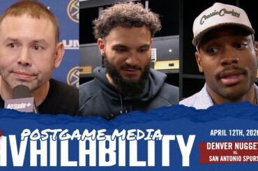 ALL Denver Nuggets Postgame Media vs. SAS  🎙️